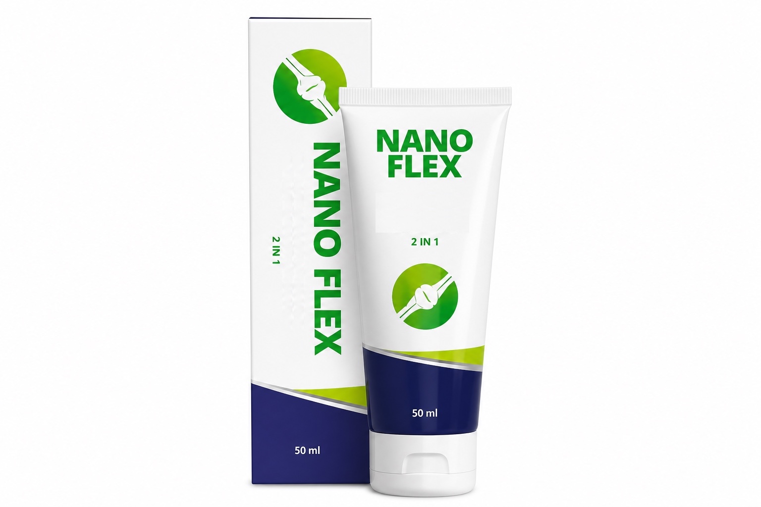NanoFlex fehér tubus és doboza, 2 in 1
      testápoló emulzió, 50 ml